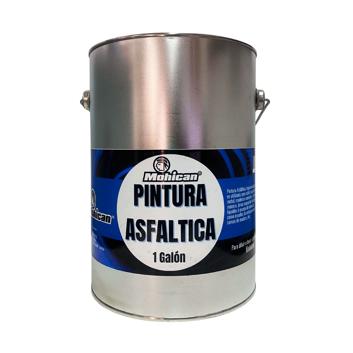 MOHICAN - PINTURA ASFÁLTICA IMPERMEABILIZANTE 1 GALÓN MOHICAN