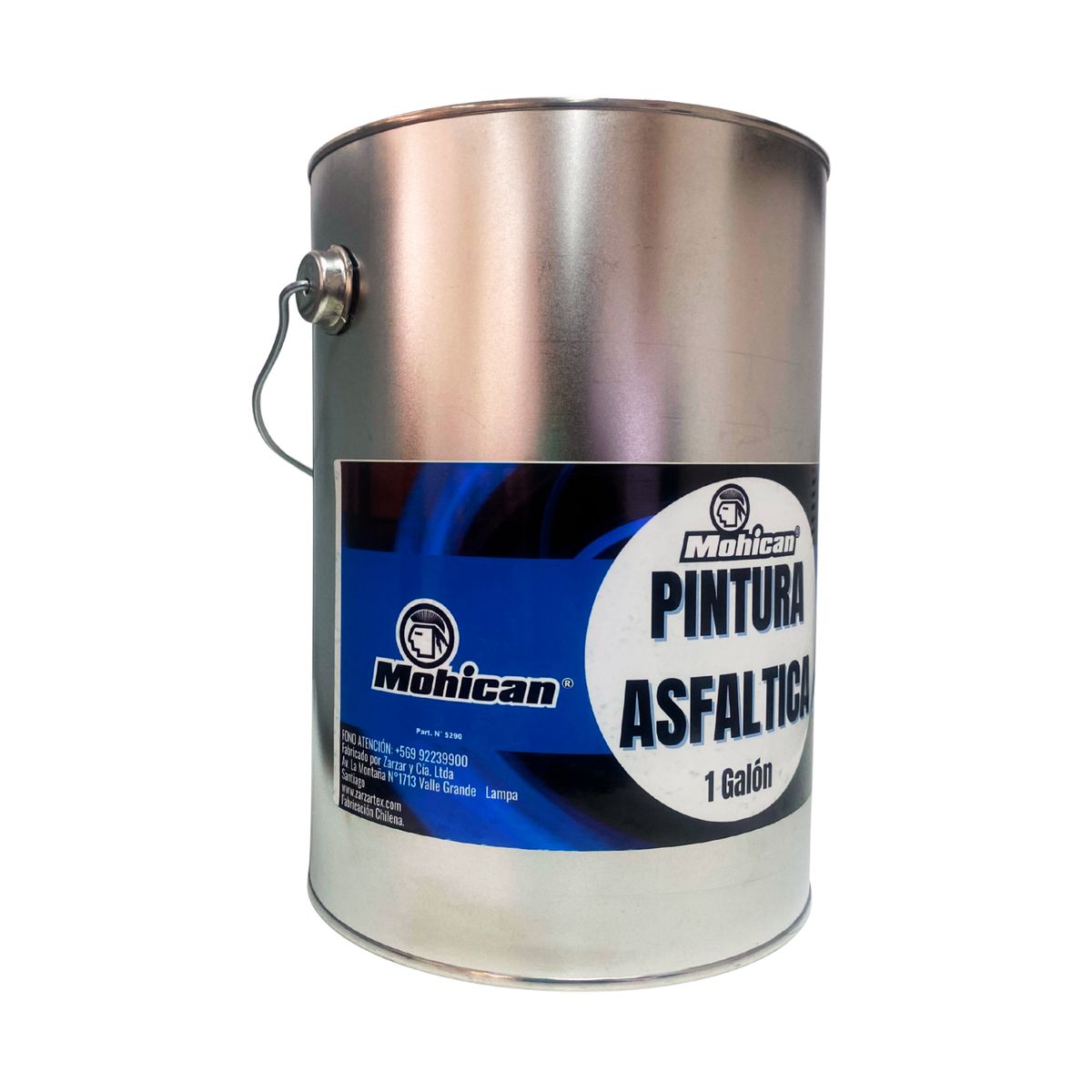 MOHICAN - PINTURA ASFÁLTICA IMPERMEABILIZANTE 1 GALÓN MOHICAN