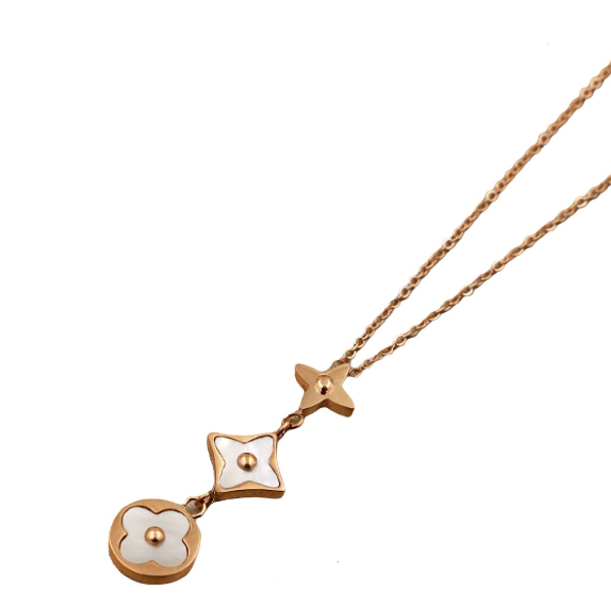 LUXURYJOYAS - Collar Exclusivo Flor DeNacarOro18kgpLuxury