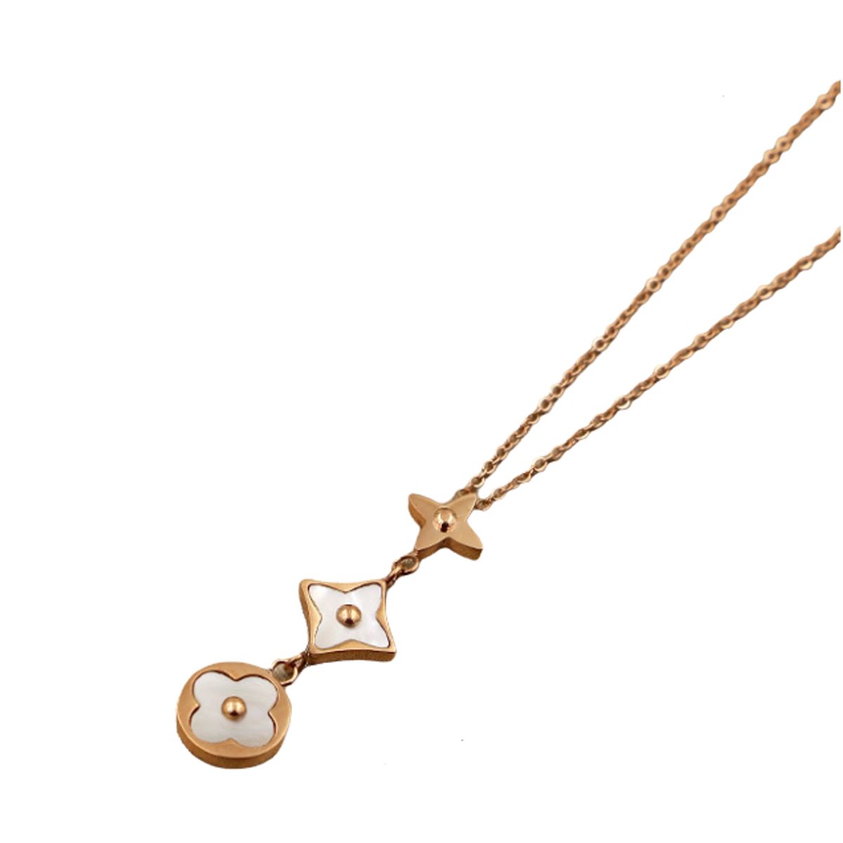 LUXURYJOYAS - Collar Exclusivo Flor DeNacarOro18kgpLuxury