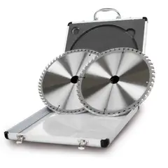 SCHEPPACH - Juego de Disco Sierra HM de 2 piezas 12"x 30mm / 24D y 48D -