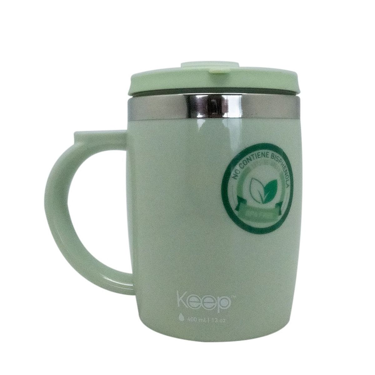 KEEP - MUG TERMO COLORES 400ML KEEP - PISTACHO