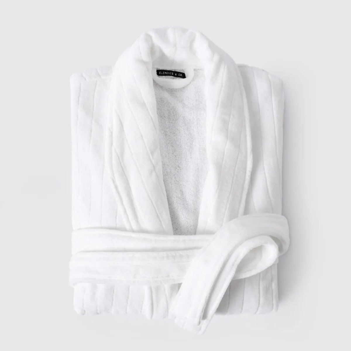 CANNON - Bata De Baño Spa Blanco Talla M Elements & Co By Cannon