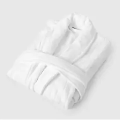 CANNON - Bata De Baño Spa Blanco Talla LElements & Co By