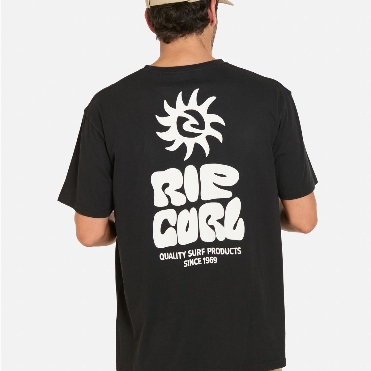 RIP CURL - Polera MC Sunbreak Negro Hombre Rip Curl - Negro