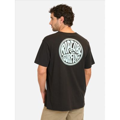 Imagen 2 del producto Polera MC Swellrider Negro Hombre - Negro