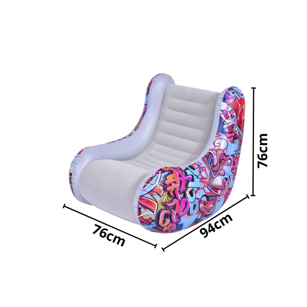 GENERICO - Sillón Inflable Urbano - Juvenildecoraciónmueblegraffiti