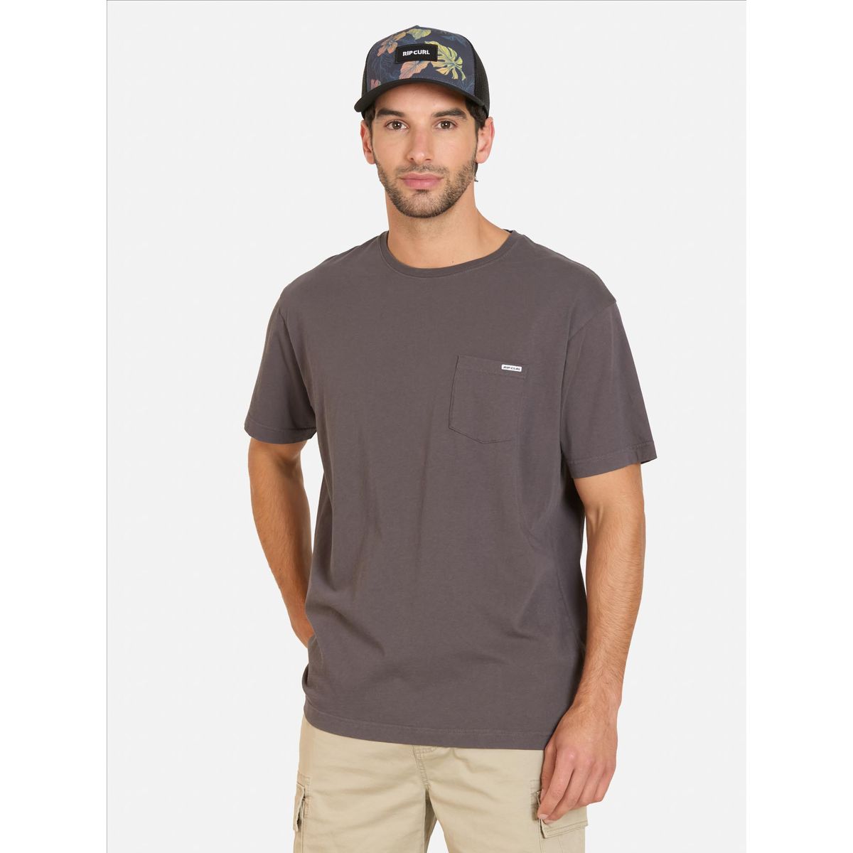 RIP CURL - Polera MC Cooltide Gris Hombre Rip Curl - Gris