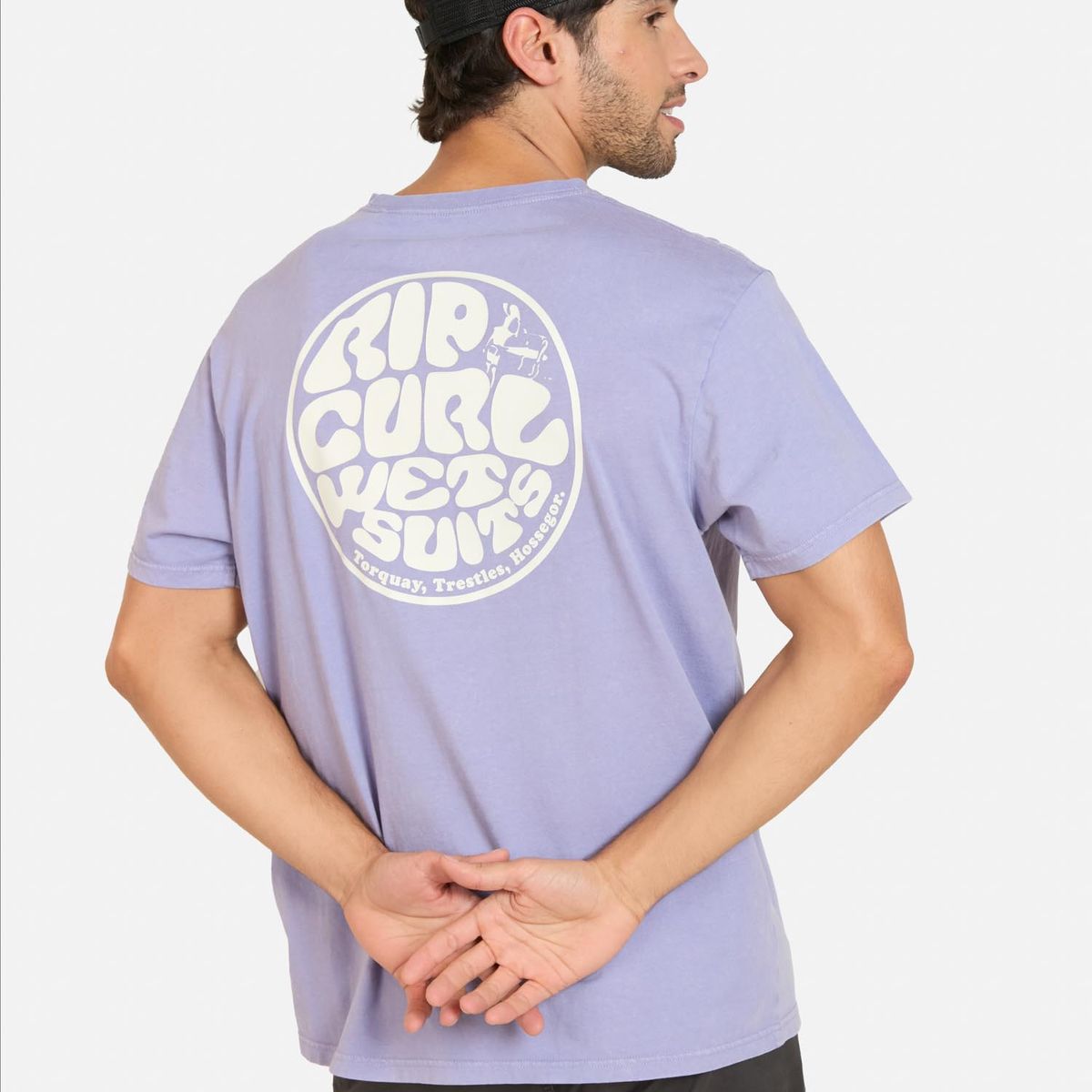 RIP CURL - Polera MC Paddle Morado Hombre Rip Curl - Morado