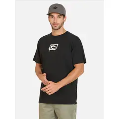 RIP CURL - Polera MC Surfout Negro Hombre - Negro
