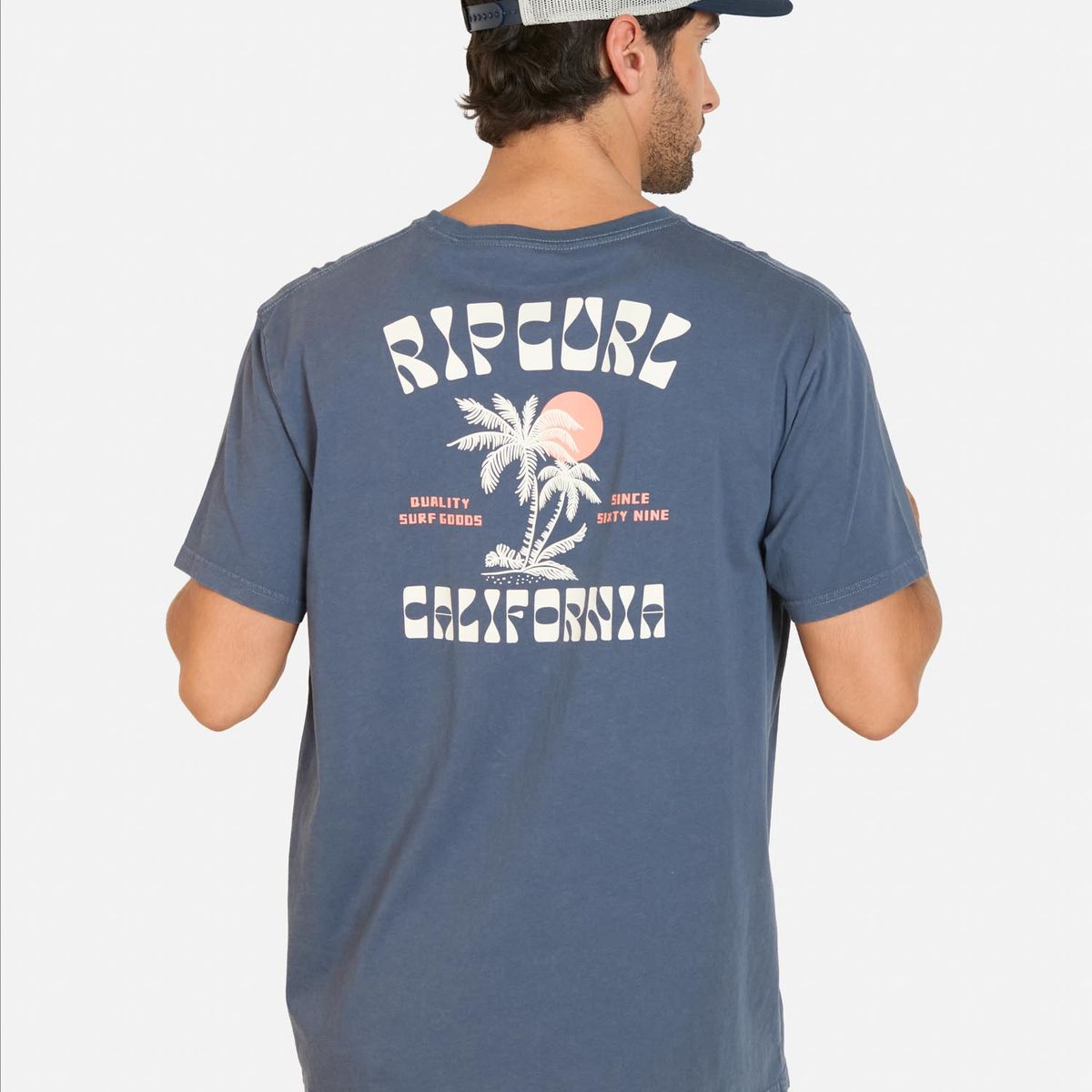 RIP CURL - Polera MC Sail Azul Hombre Rip Curl - Azul