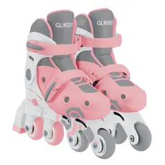 GLOBBER - Patines en Línea Infantiles 2 en 1 Rosado