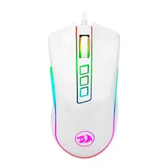REDRAGON - Mouse Cobra Gamer Blanco M711W Edition Pro