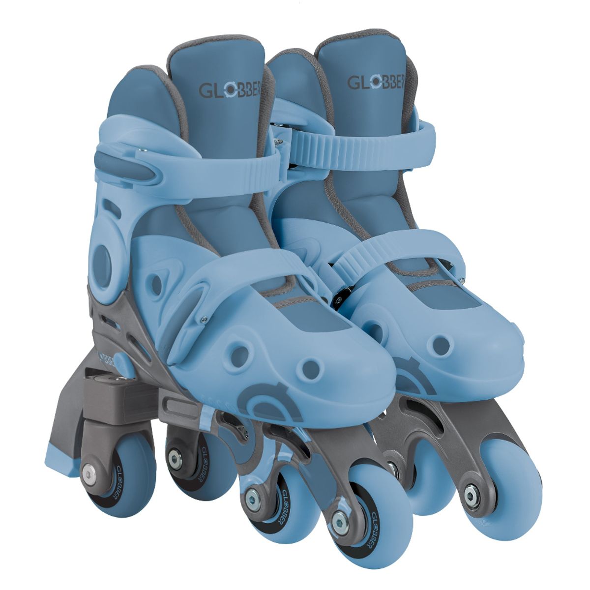 GLOBBER - Patines en Línea Infantiles 2 en 1 Globber Azul