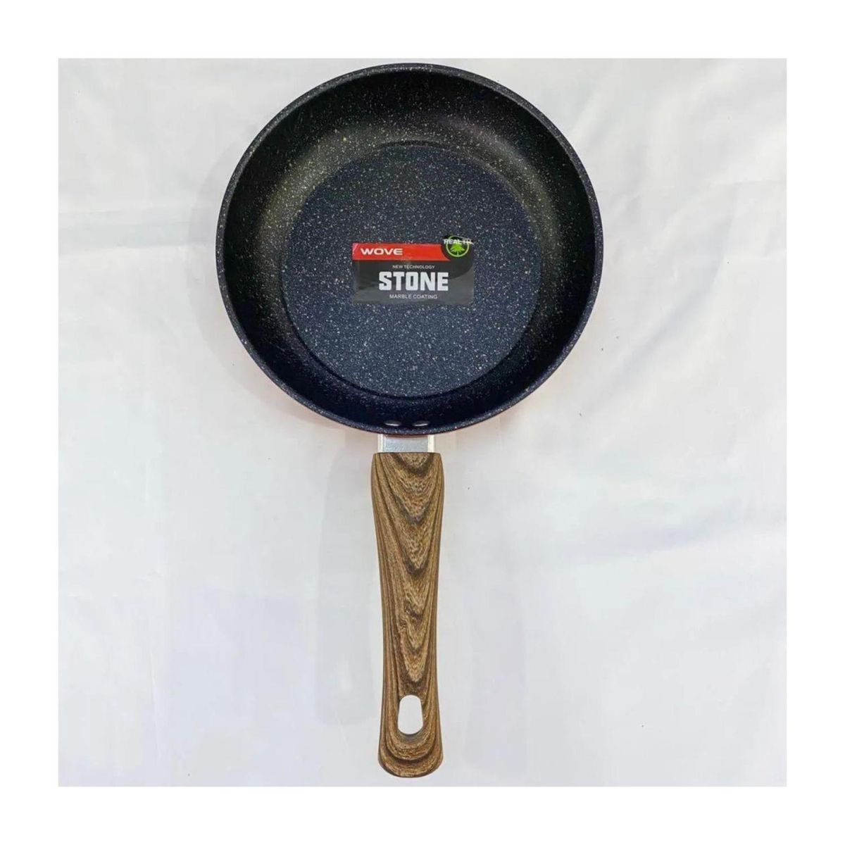 GENERICO - Sarten De Piedra Antiadherente 26cm Con Mango De Madera