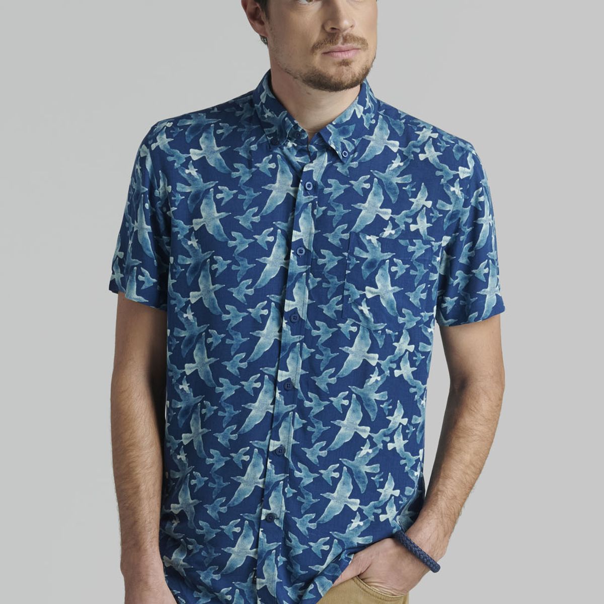 FEROUCH - Camisa Roswell Azul Ferouch