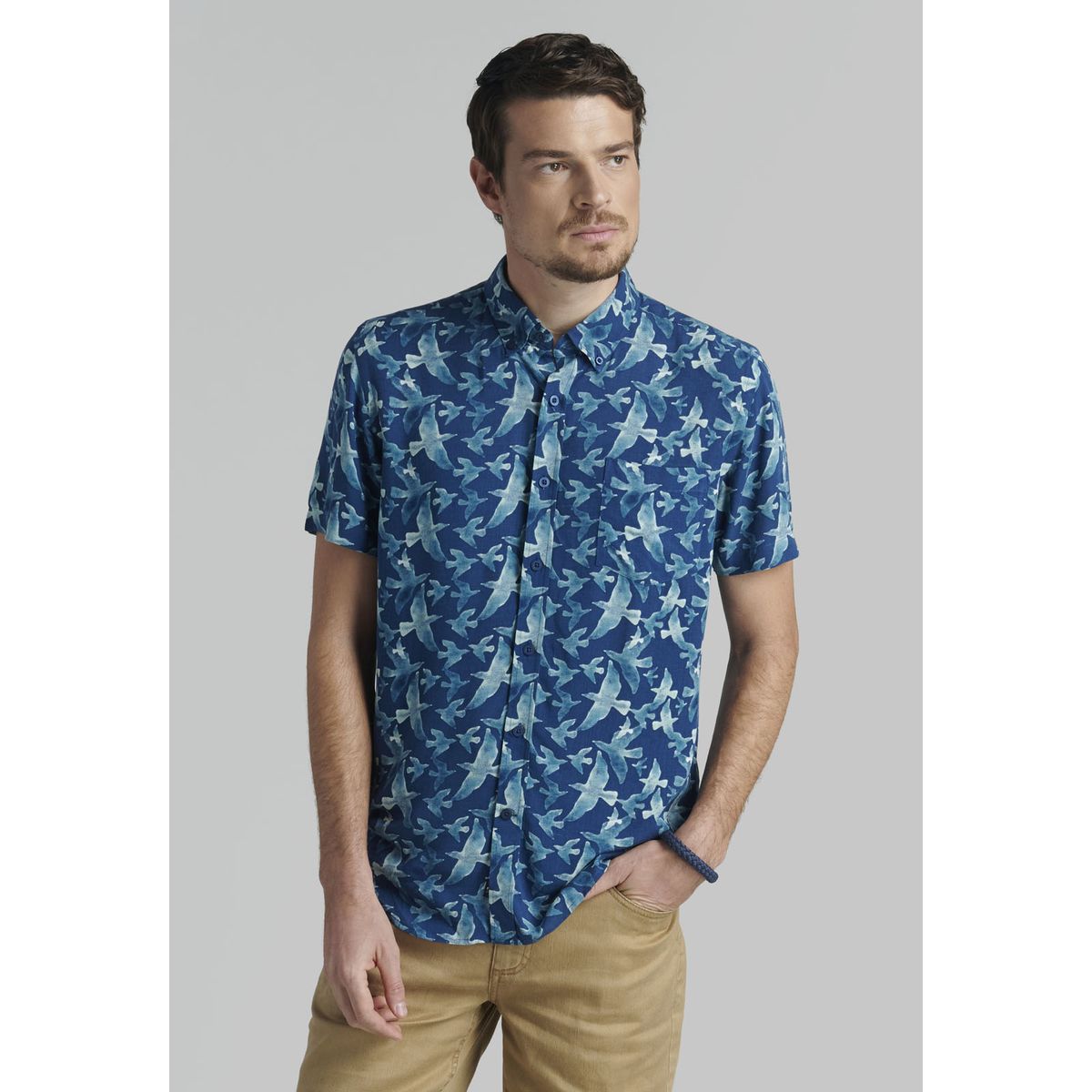 FEROUCH - Camisa Roswell Azul Ferouch