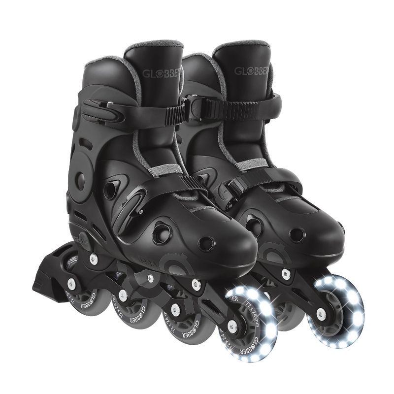 GLOBBER - Patines Infantiles Ajustables con Luces Globber Gris