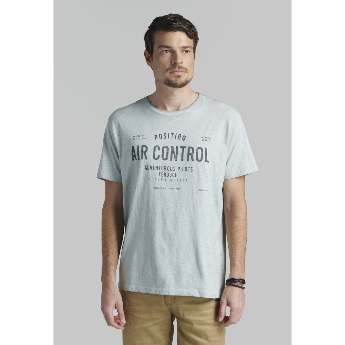 FEROUCH - Polera Seattle Gris Ferouch