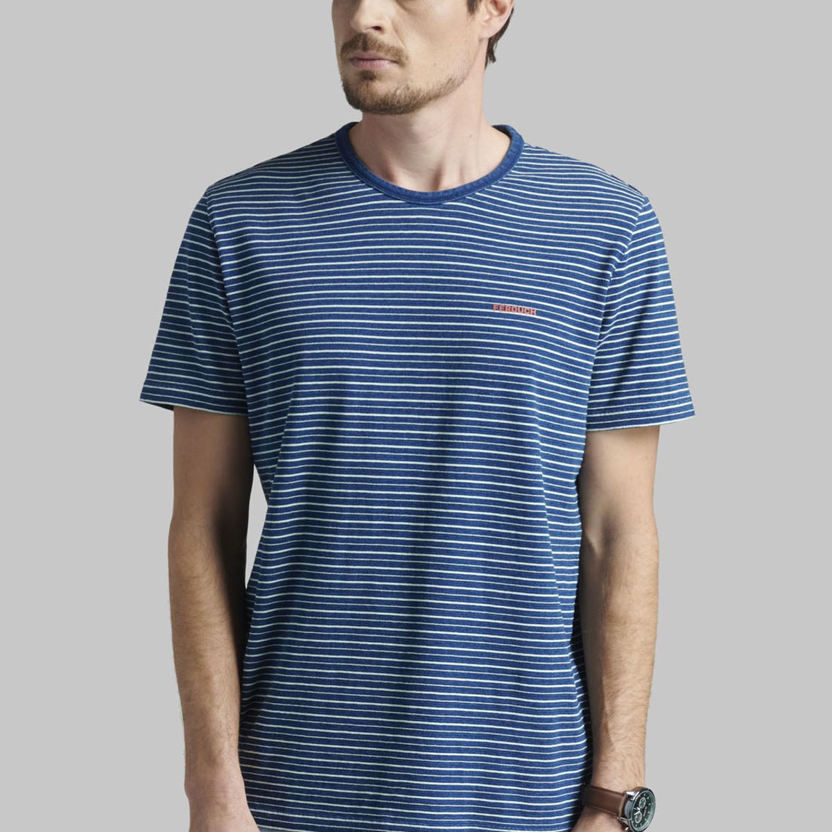 FEROUCH - Polera Pasadena Azul Ferouch