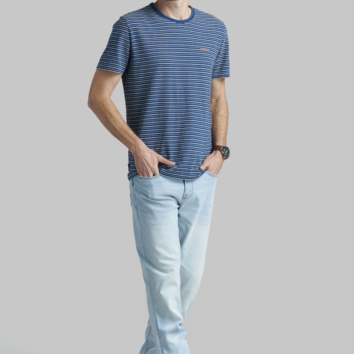FEROUCH - Polera Pasadena Azul Ferouch