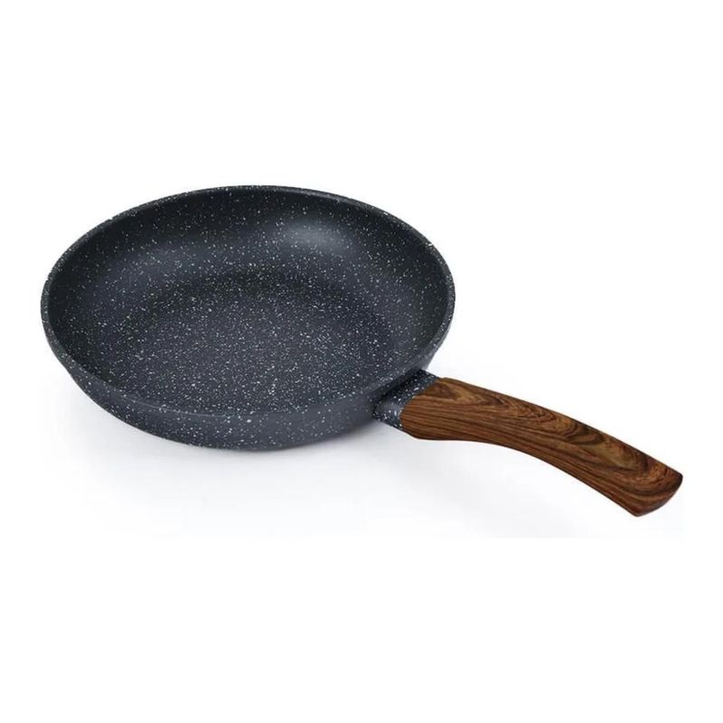 GENERICO - Sarten De Induccion Antiadherente 24cm Con Mango De Madera