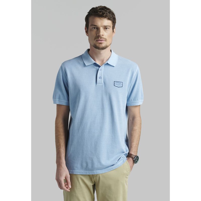 FEROUCH - Polera Boston Celeste Ferouch