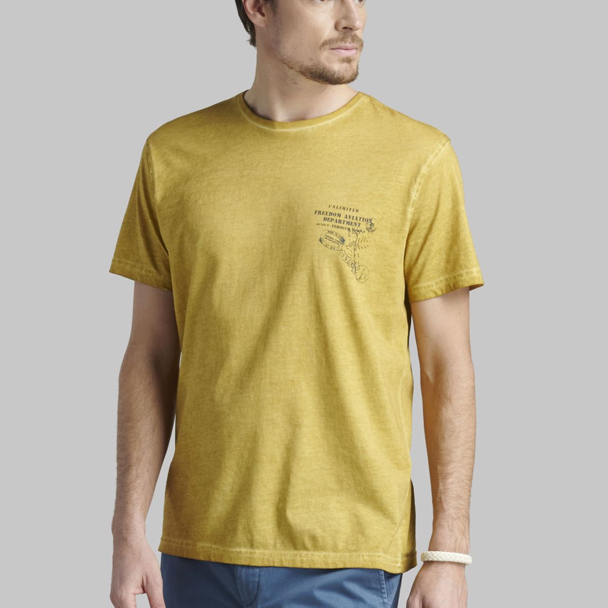 FEROUCH - Polera New York Amarillo Ferouch