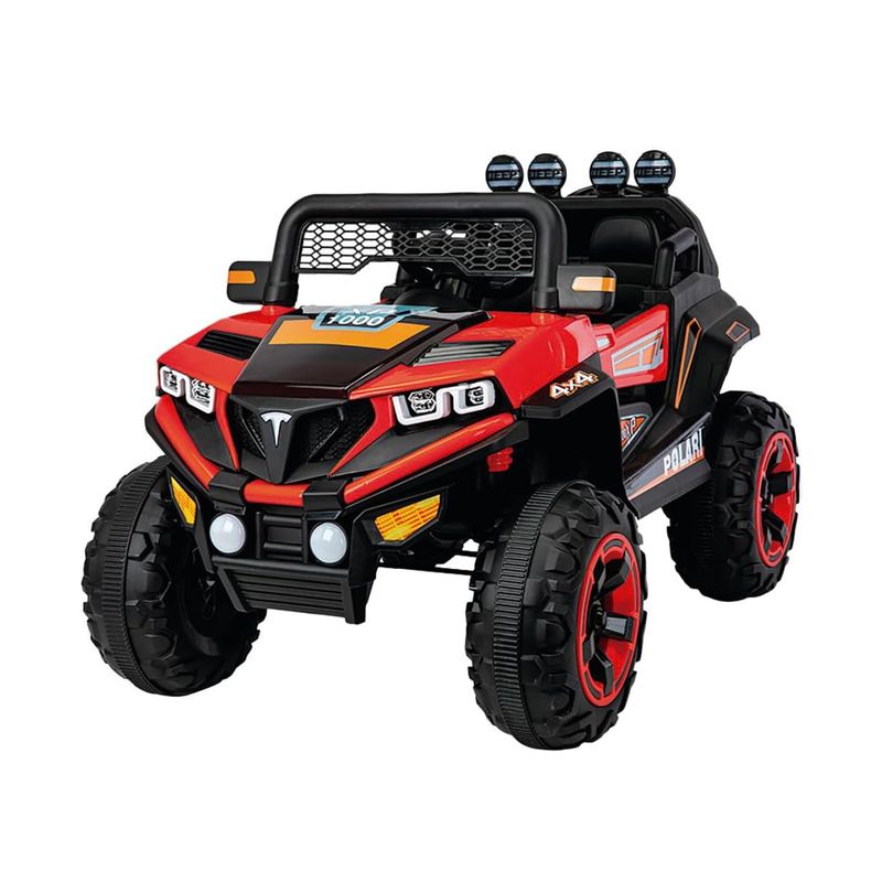 CASA BELLA - Jeep Eléctrico para Niños Modelo ROJO  KP-600 – 12V 2 Motores + Control Remoto