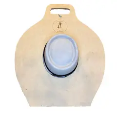 CORRALERO SASTRERIA - Sombrero de Paño color Hueso Huaso Tradicional Chileno 2030+Porta Sombrero