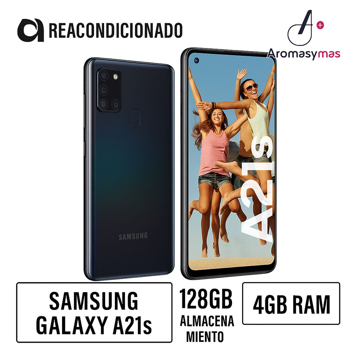 SAMSUNG - Samsung Galaxy A21S 128gb 4Gb Ram Reacondicionado A