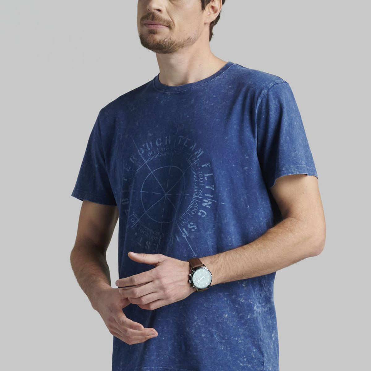 FEROUCH - Polera Blane Azul Ferouch