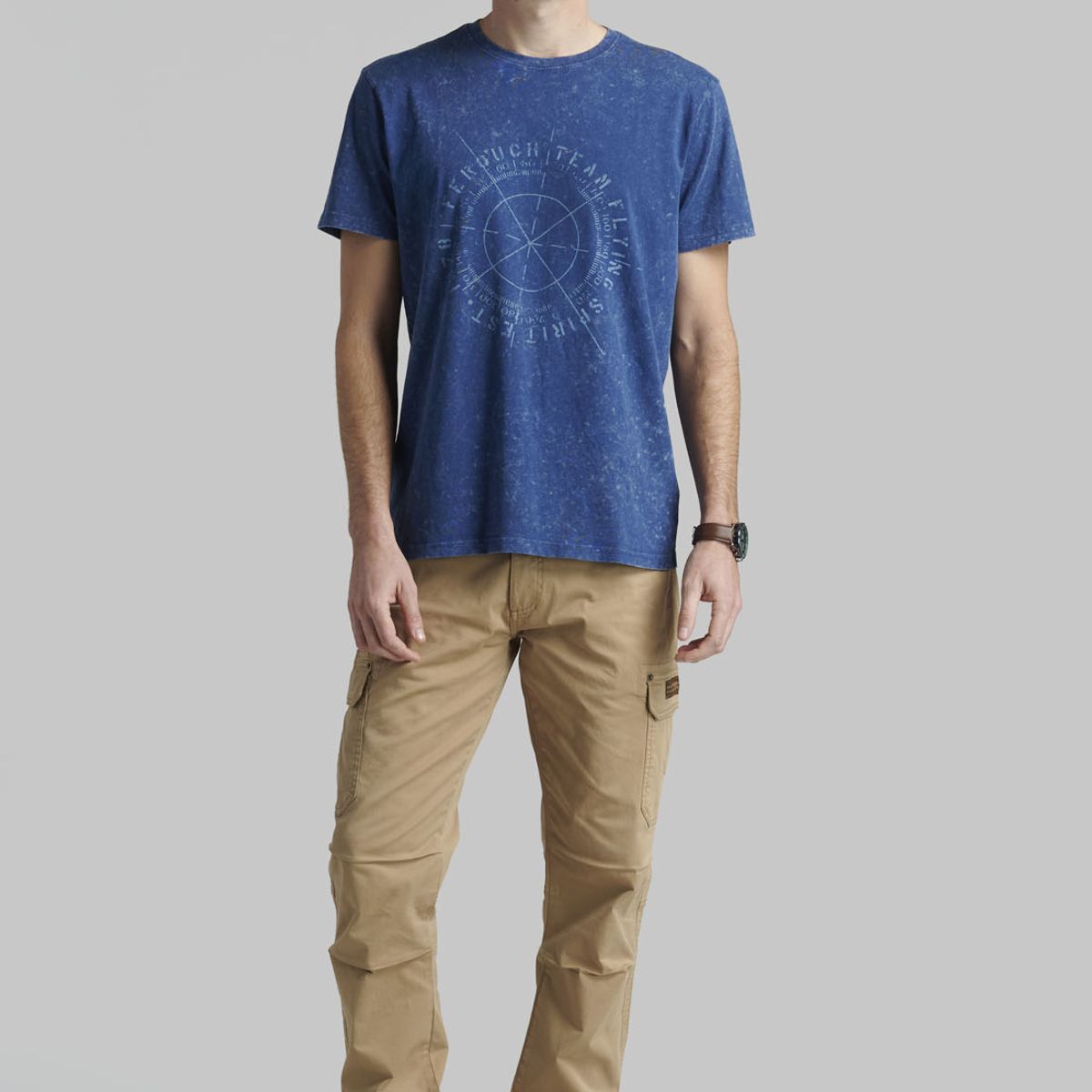 FEROUCH - Polera Blane Azul Ferouch