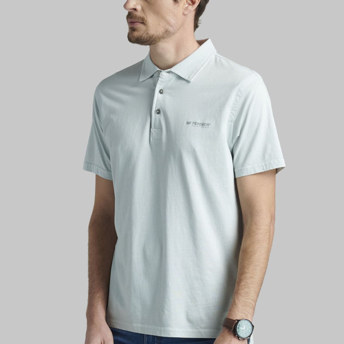 FEROUCH - Polera Gris Orlando Ferouch