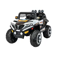 CASA BELLA - Jeep Eléctrico para Niños Modelo BLANCO KP-600 – 12V 2 Motores + Control Remoto