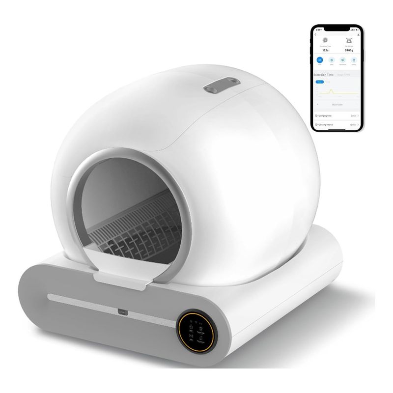 GENERICO - Arenero Moderno Para Gatos Con Limpieza Automática Wifi