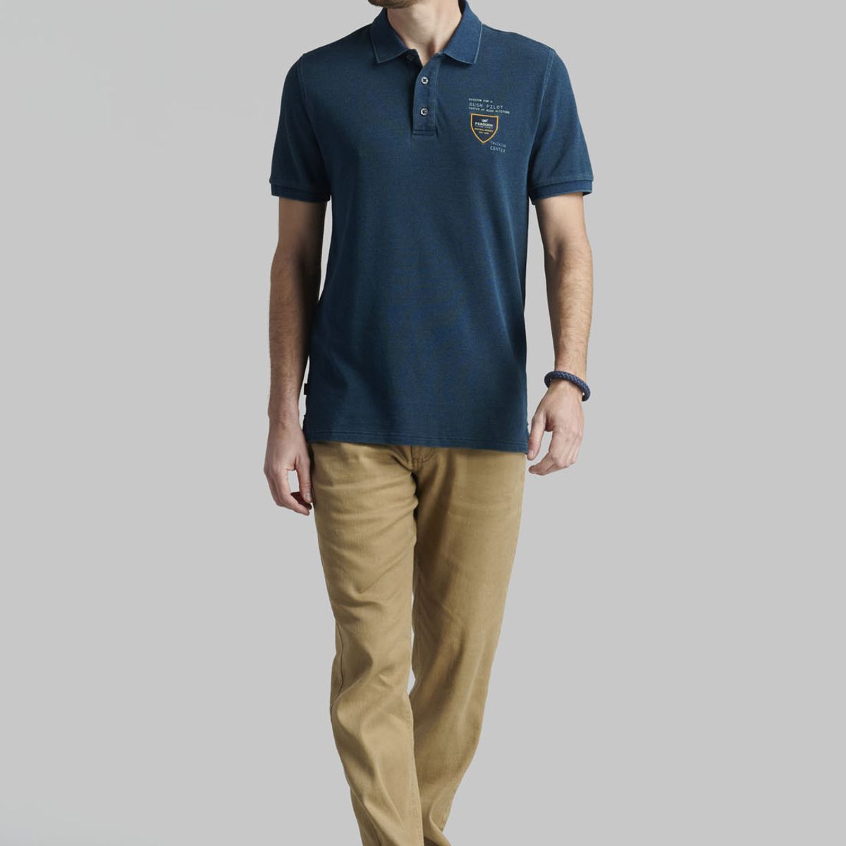 FEROUCH - Polera Portland Azul Ferouch
