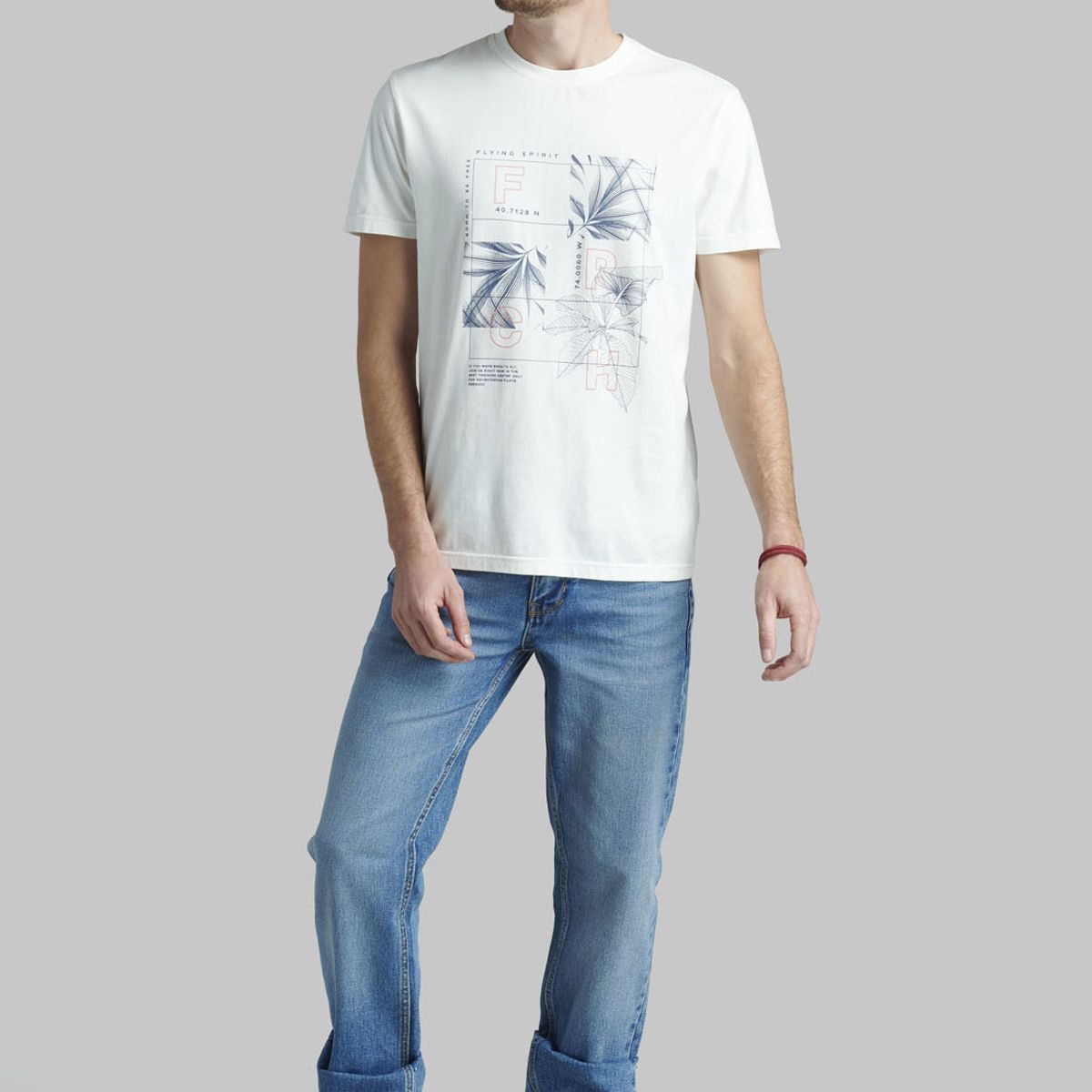 FEROUCH - Polera Ohio Blanco Ferouch