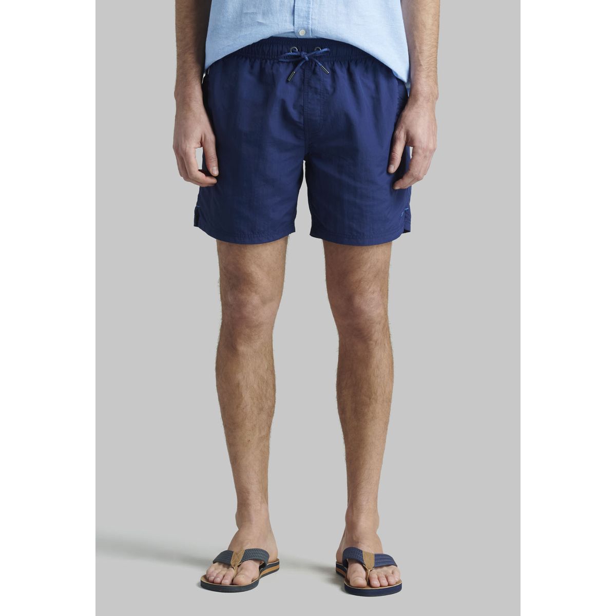 FEROUCH - Traje De Baño Básico Azul Ferouch