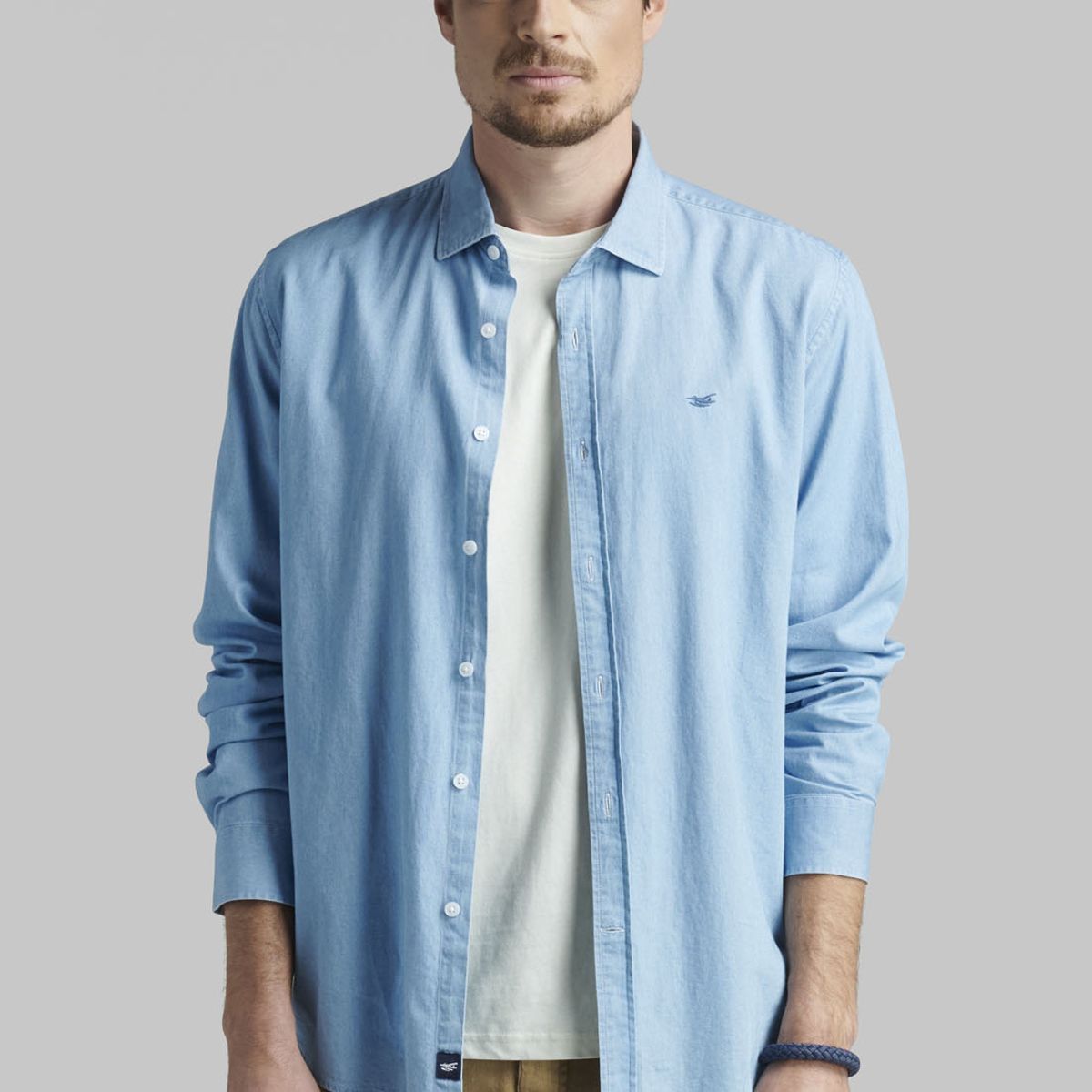 FEROUCH - Camisa Denim Manhattan Azul Ferouch