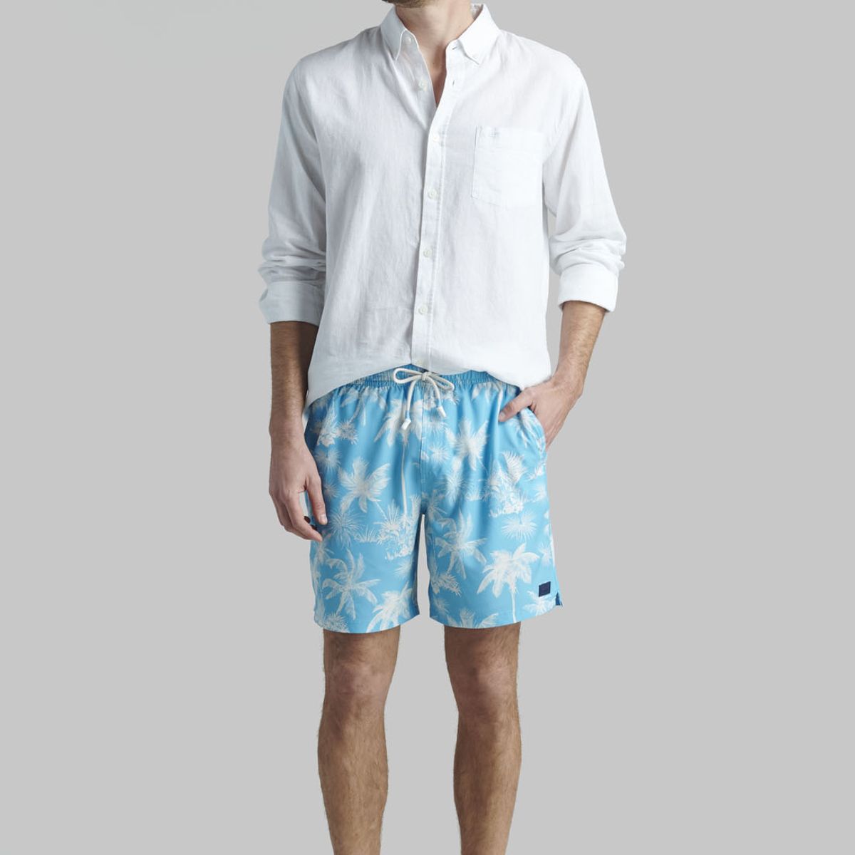 FEROUCH - Traje De Baño California Sport Celeste Ferouch