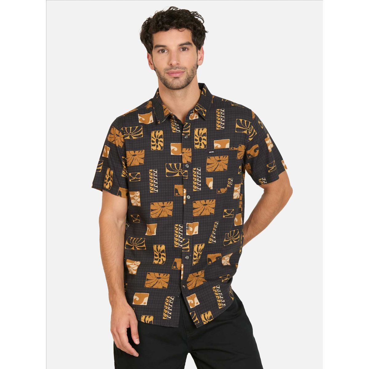 RIP CURL - Camisa MC Aquaedge Multicolor Hombre Rip Curl - Multicolor