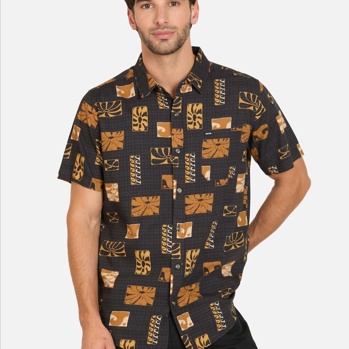 RIP CURL - Camisa MC Aquaedge Multicolor Hombre Rip Curl - Multicolor