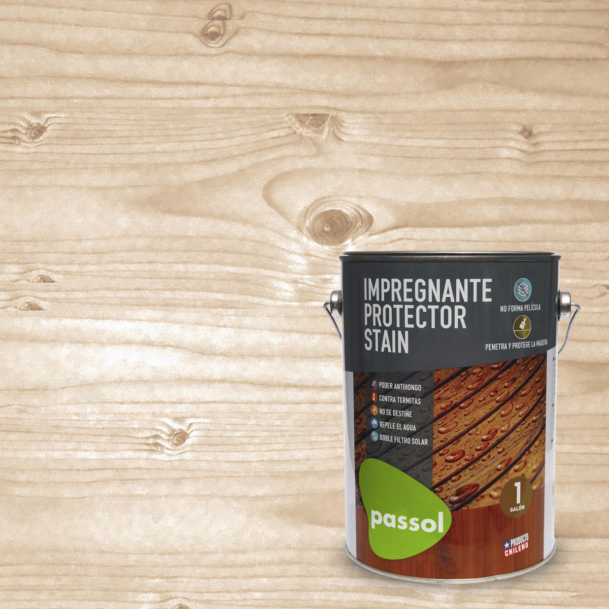 PASSOL - Impregnante Stain Incoloro Passol 1 gl