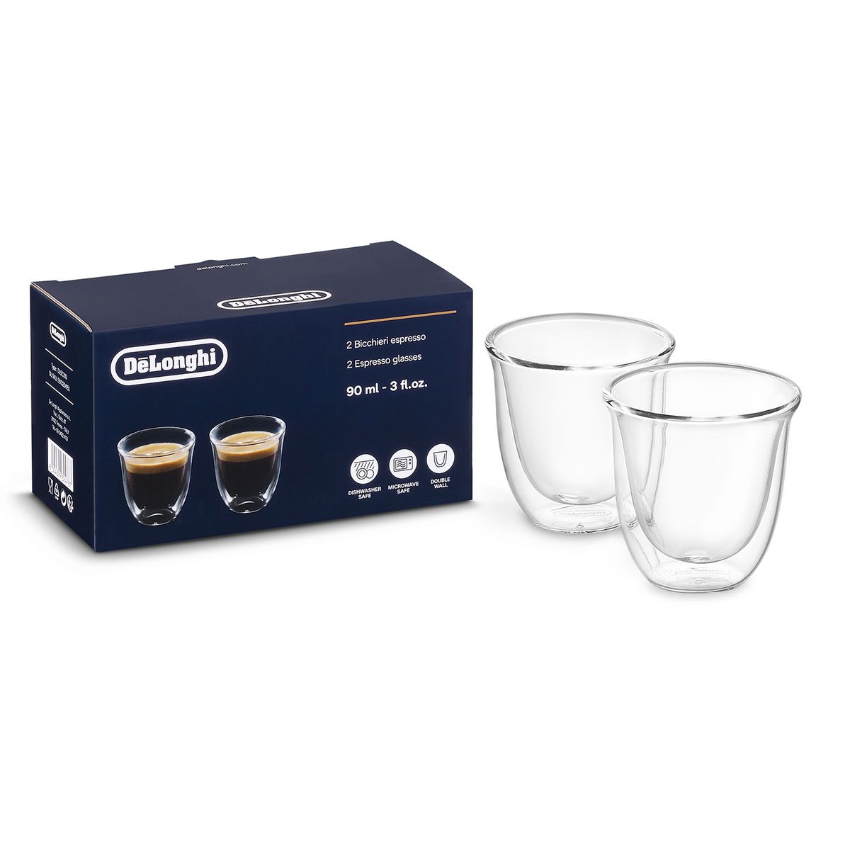 DELONGHI - Set Vasos Espresso Delonghi