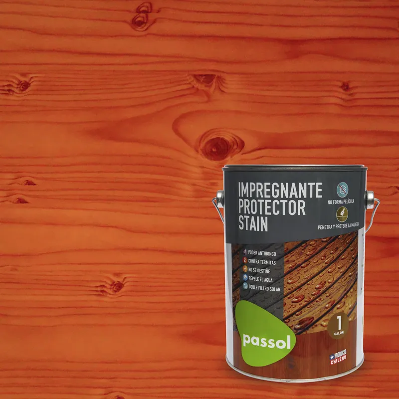 PASSOL - Impregnante Stain Alerce Passol 1 gl
