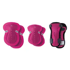 GLOBBER - Set de protecciones Junior Fuchsia