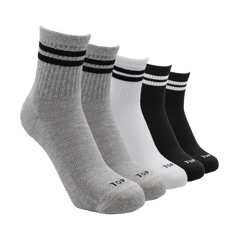 TOP - Calcetines Deportivos Media Caña Pack 5 C2 Top