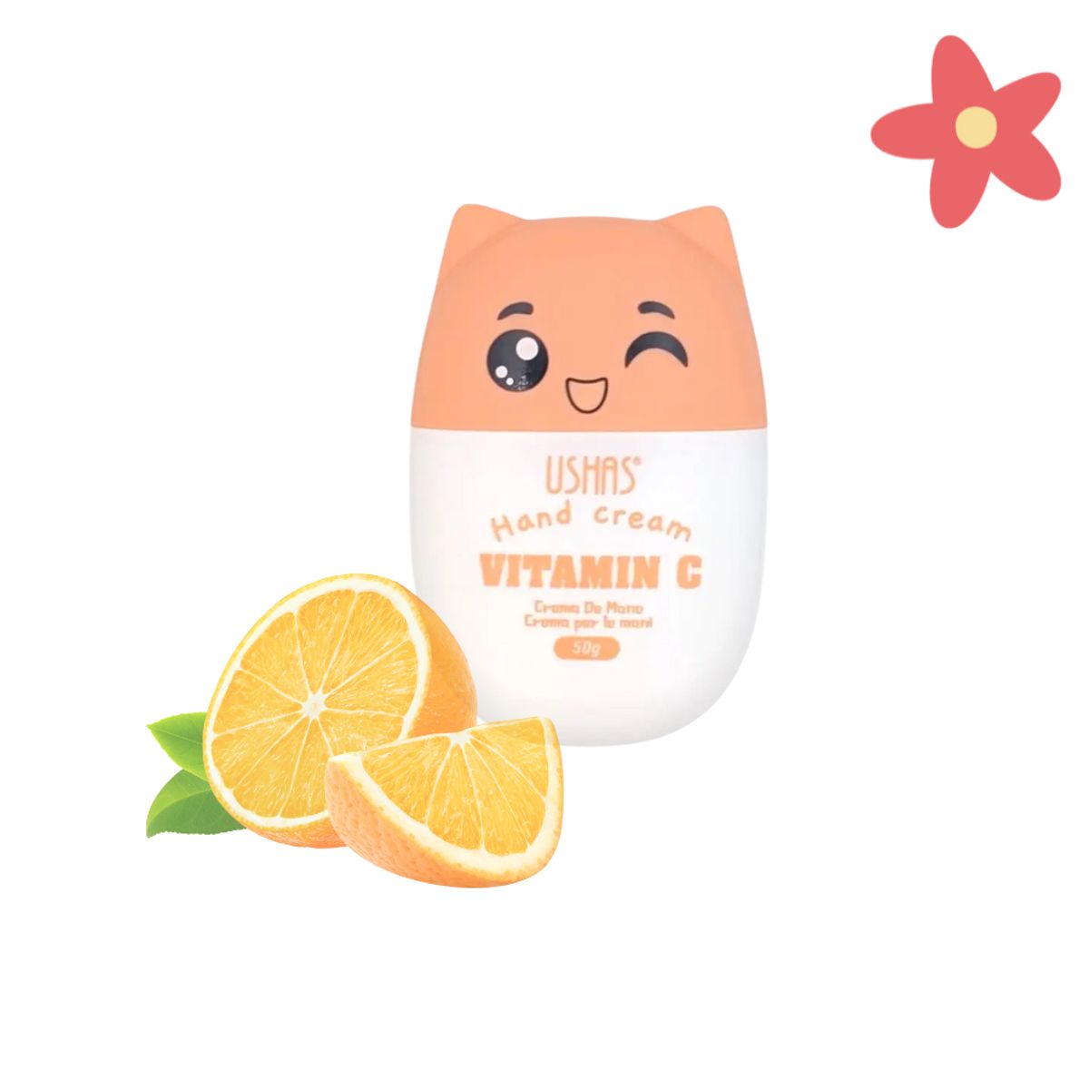 USHAS - Pack De Crema De Manos X3 -durazno/palta/vitamina C-   KAWAI