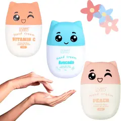 USHAS - Pack De Crema De Manos X3 -duraznopaltavitamina C- Belleza